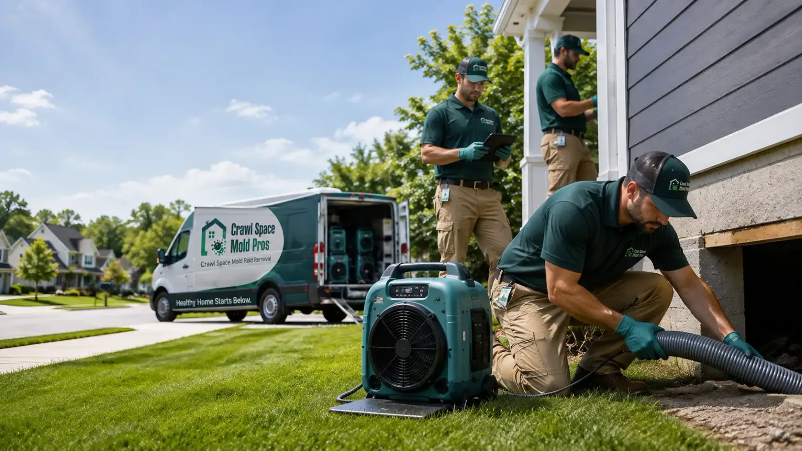 Crawl Space Mold Removal in Bruce Crossing, MI